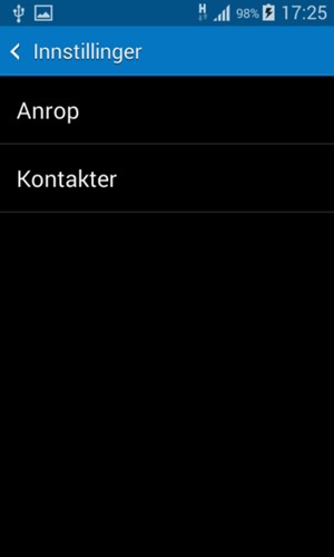 Velg Kontakter