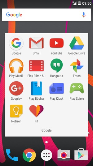 Wählen Sie Gmail