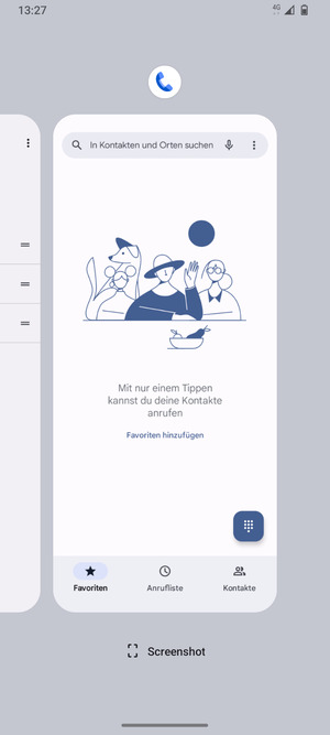 Apps nach oben streifen, um sie zu schliessen