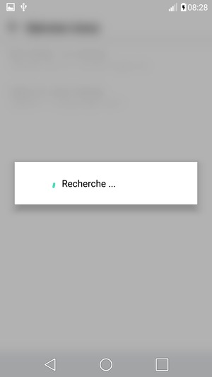 Veuillez attendre la fin de la recherche