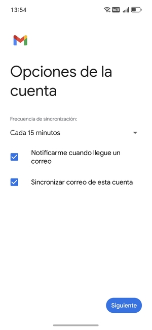 Seleccione Siguiente