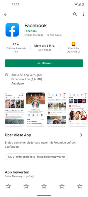 Wählen Sie Installieren