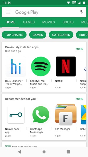 Select the Search bar
