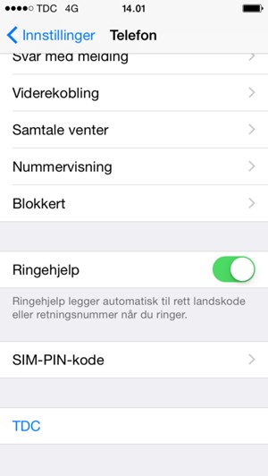 Velg SIM-PIN-kode