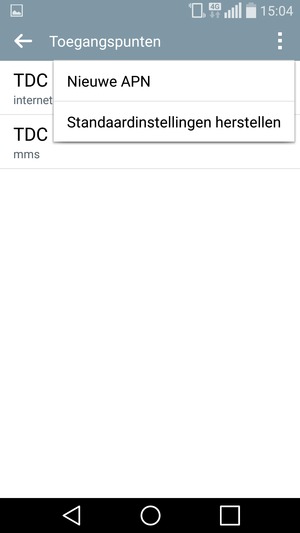 Selecteer Standaardinstellingen herstellen