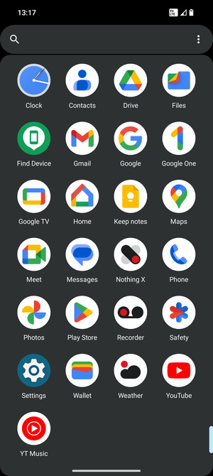 Scroll to and select Settings