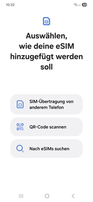 Wählen Sie QR-code scannen