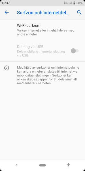 Välj Wi-Fi-surfzon