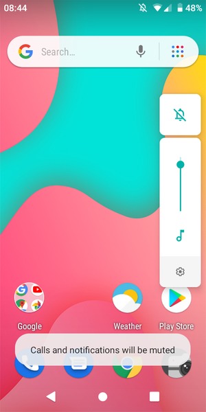 Select Mute to change to sound mode again