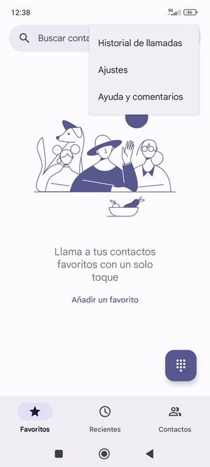 Seleccione Ajustes