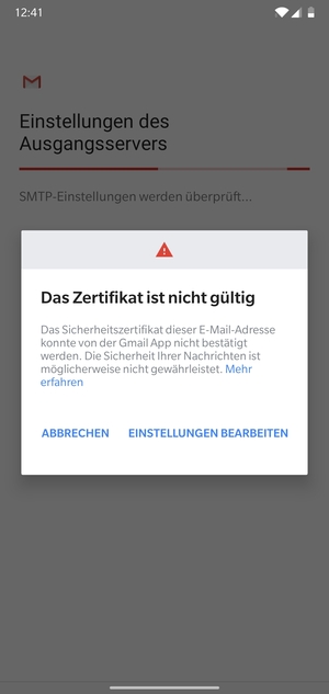Wählen Sie EINSTELLUNGEN BEARBEITEN