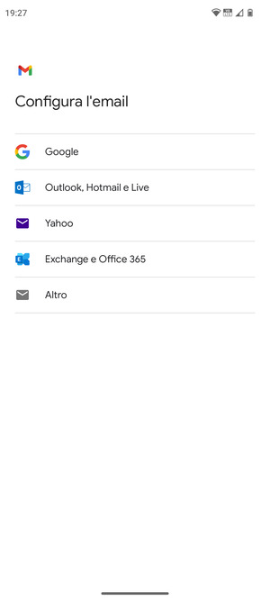 Seleziona Outlook, Hotmail e Live
