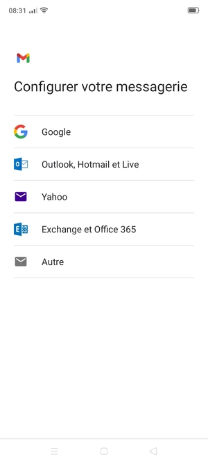 Sélectionnez Autre