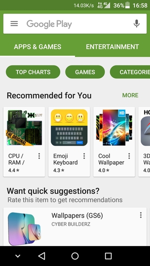 Select the Search bar