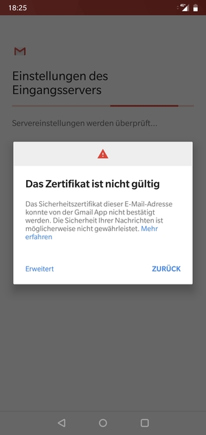 Wählen Sie Erweitert