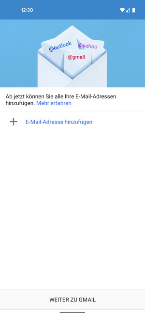 Wählen Sie E-Mail-Adresse hinzufügen