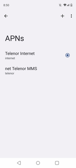 Select the Menu button