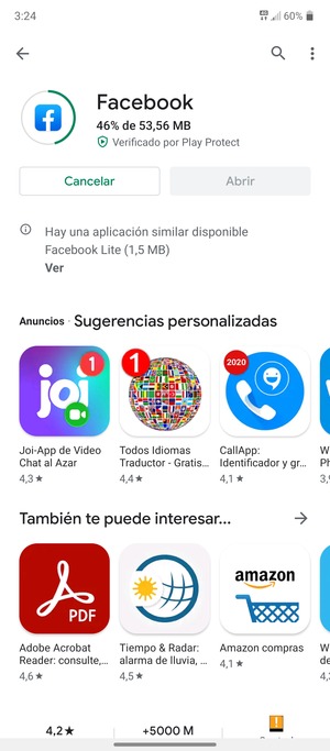 Espere a que el proceso de instalación finalice