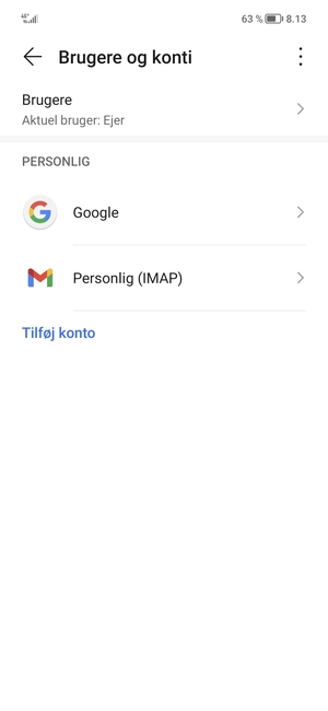 Vælg Google