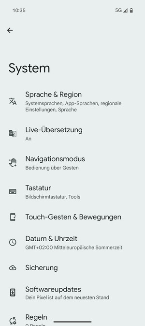 Wählen Sie Softwareupdates