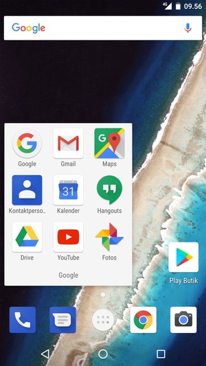 Vælg Gmail