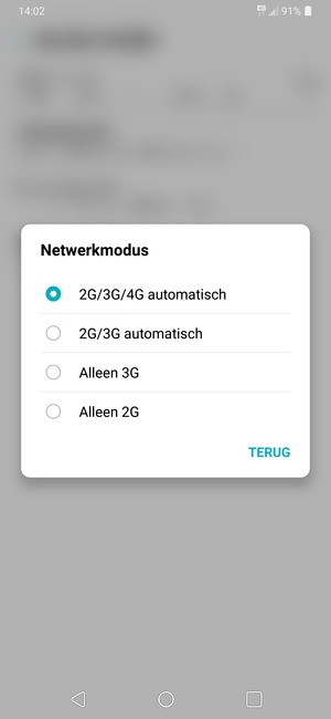 Selecteer uw voorkeursoptie