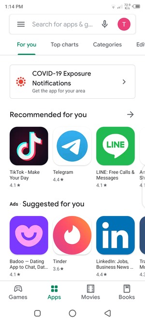 Select the Search bar