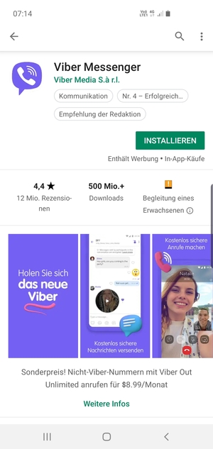Wählen Sie INSTALLIEREN