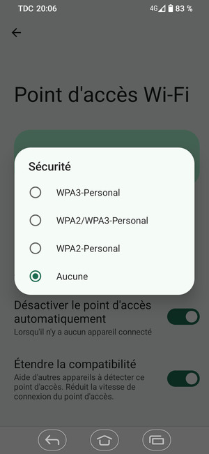 Sélectionnez votre option préférée
