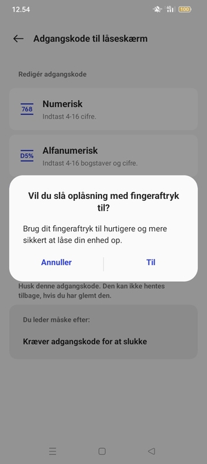 Vælg din foretrukne mulighed