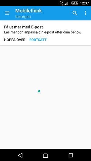 Ditt konto är redo att användas