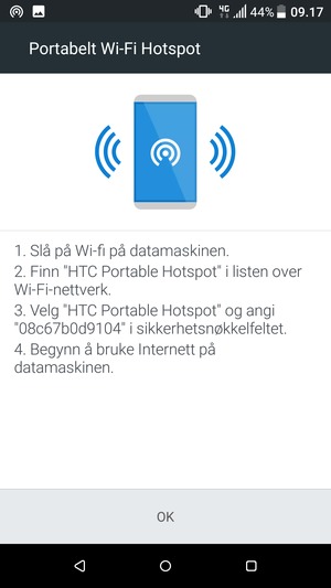 Velg OK