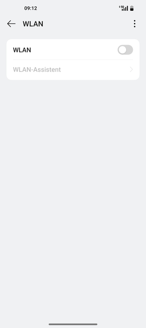 Schalten Sie WLAN ein