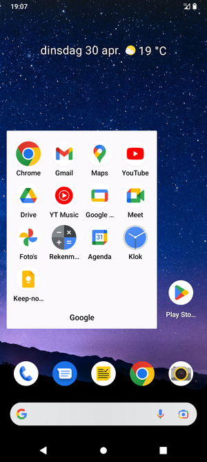 Selecteer Gmail