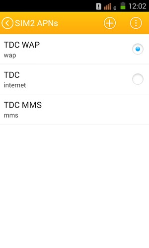 Sélectionnez le bouton du Menu