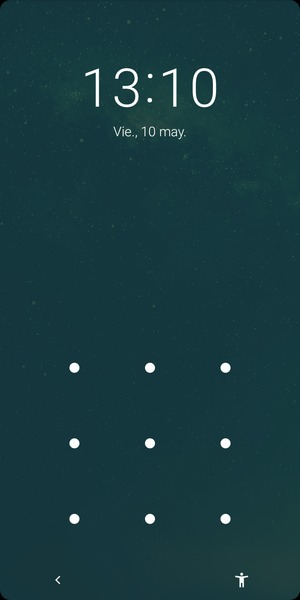 El teléfono ha sido asegurado con un bloqueo de pantalla