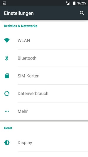 Wählen Sie Mehr