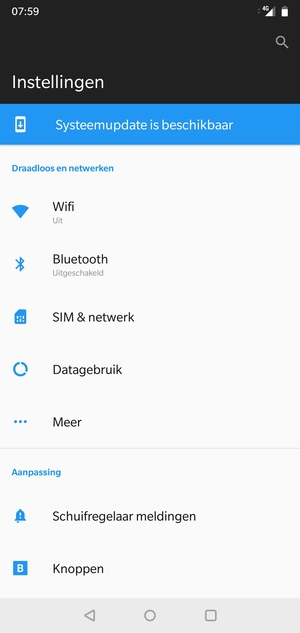 Selecteer SIM & netwerk