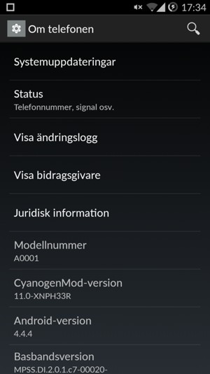 Välj Systemuppdateringar