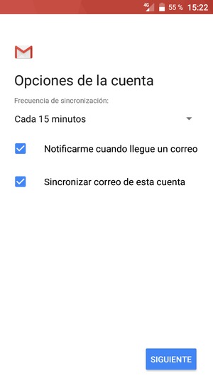 Seleccione SIGUIENTE