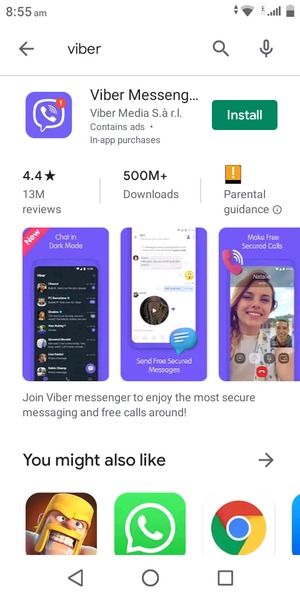 Select the app