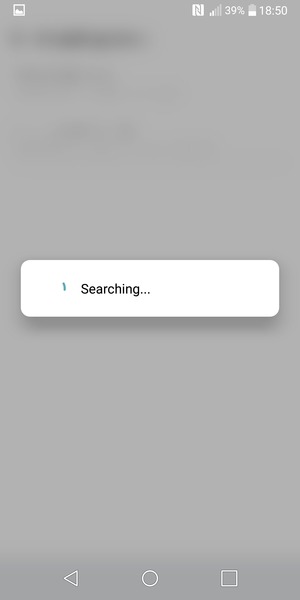 Wait for the search to finish