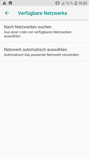 Wählen Sie Nach Netzwerken suchen