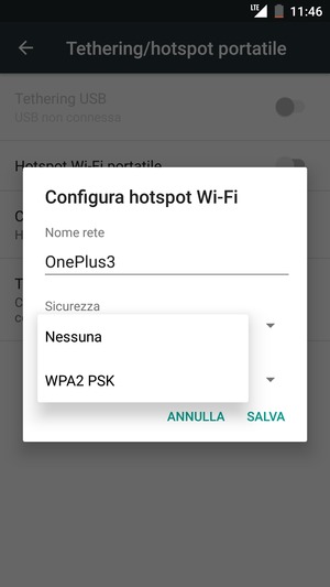 Seleziona WPA2 PSK