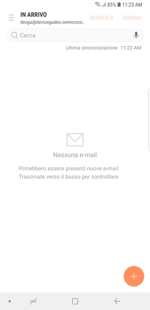 Il tuo account è pronto per l'uso