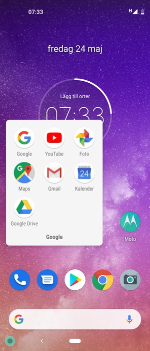 Välj Gmail