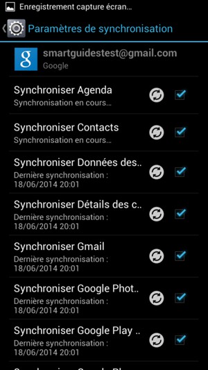 Vos contacts Google vont maintenant être synchronisés avec votre smartphone.