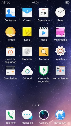 Seleccione Ajustes