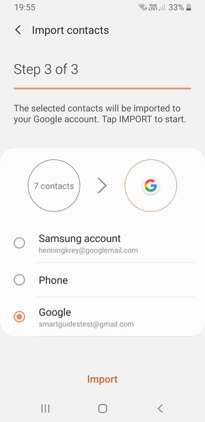 Select Import