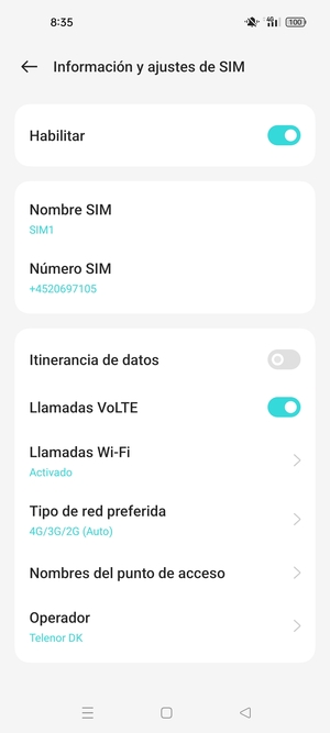 Seleccione Nombres del punto de acceso